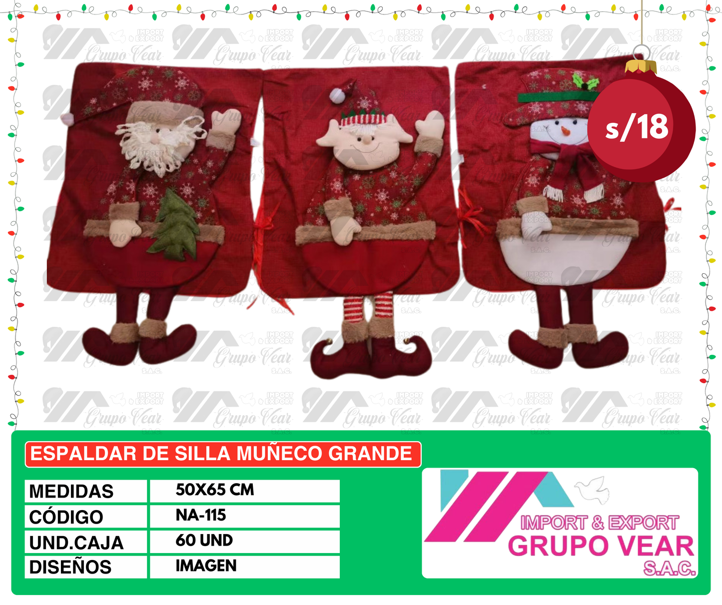 ESPALDAR DE SILLA MUÑECO GRANDE