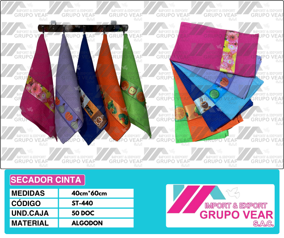 SECADOR CINTA (50 DOCENAS)