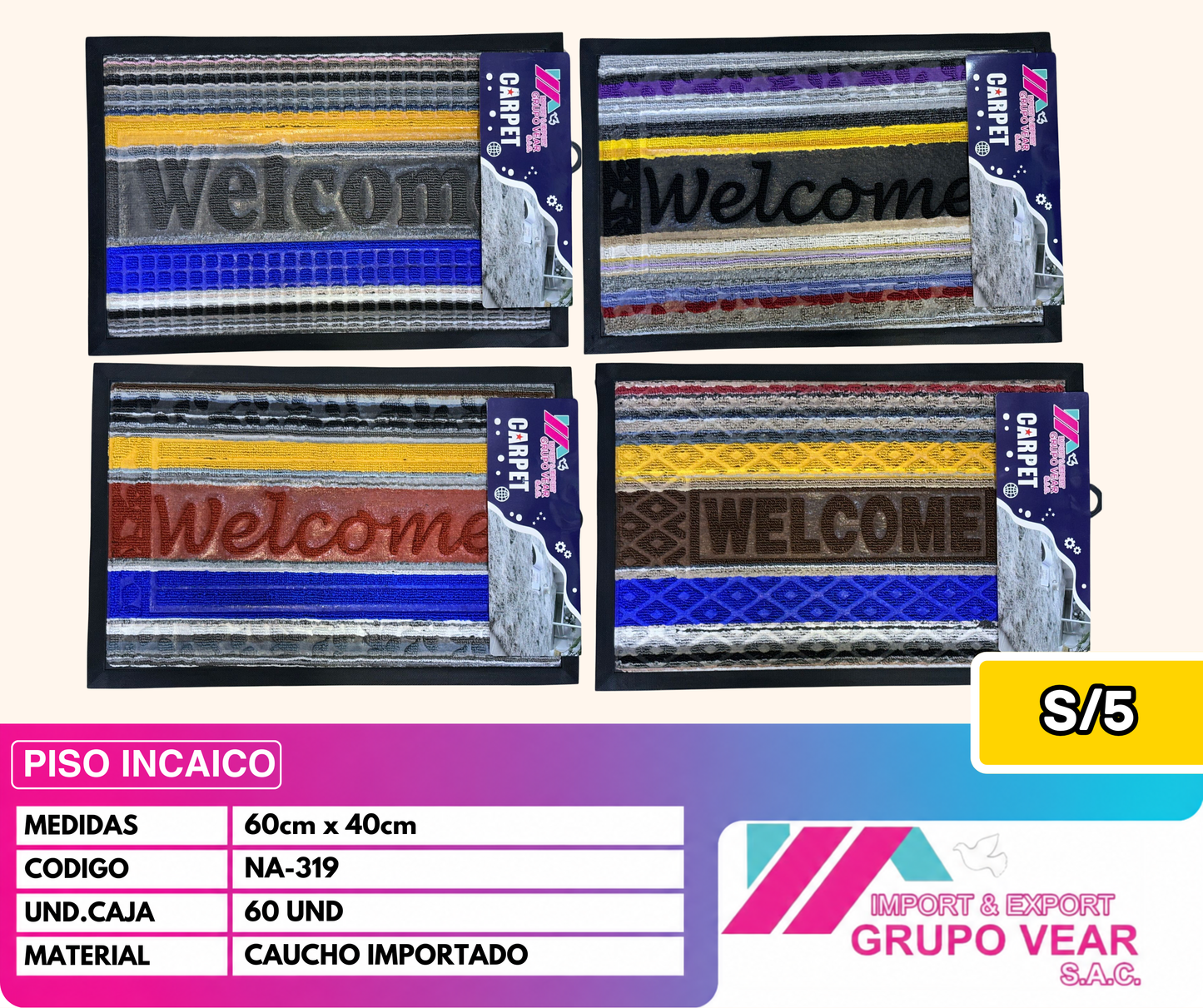 PISO INCAICO "A" (60 UNIDADES)