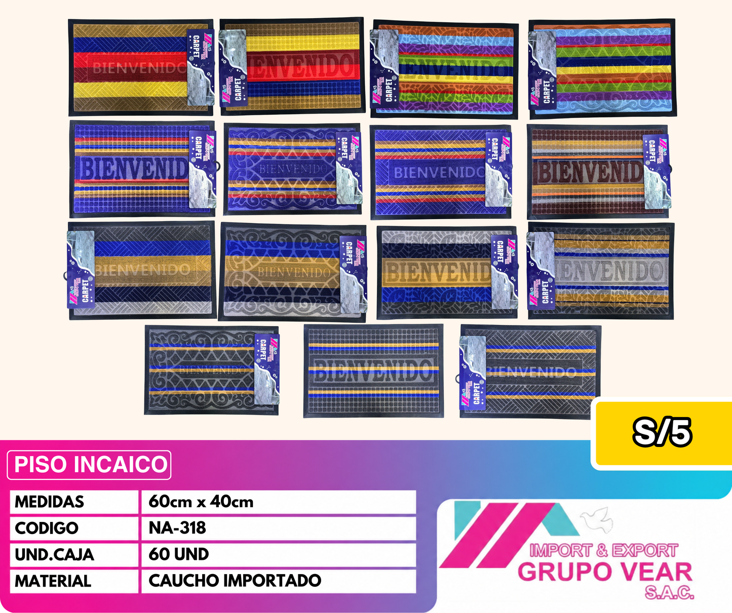 PISO INCAICO "B" (60 UNIDADES)