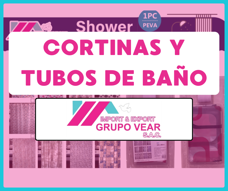CORTINAS Y TUBOS DE BAÑO