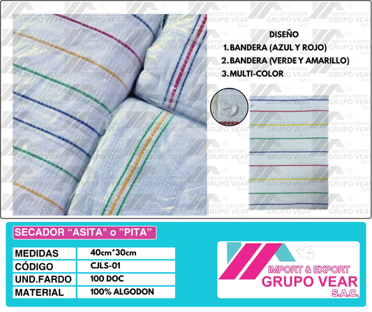 SECADOR “ASITA" o ”PITA” (100 DOC)