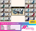 FORRO DE SILLA ALICRADO 6PZ (20SETS)