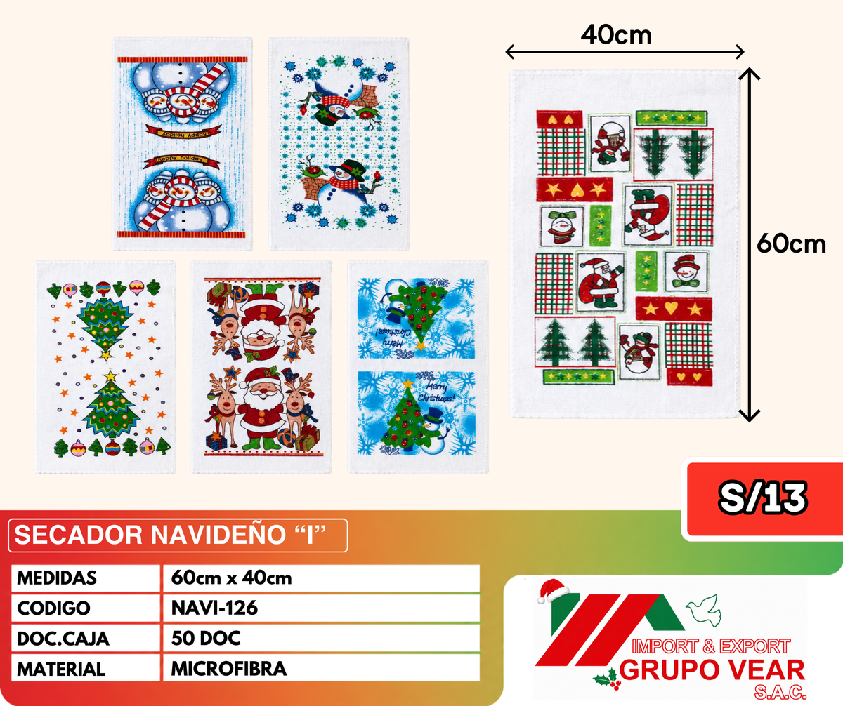 SECADOR NAVIDEÑO "I" (50 DOC)