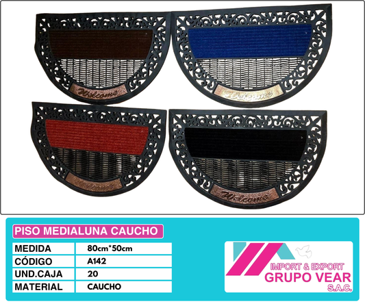 PISO MEDIALUNA CAUCHO