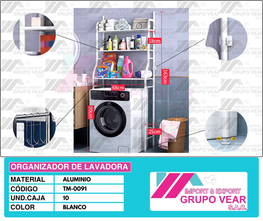 ORGANIZADOR DE LAVADORA