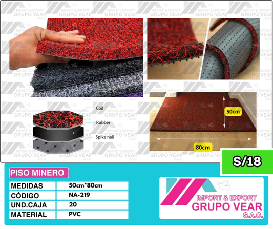 PISO MINERO "B" (20 UNIDADES)