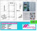REPISA DE BAÑO 3 NIVELES (24UND)
