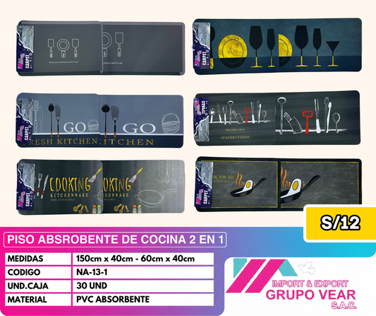 PISO DE COCINA 2 EN 1 (30 SETS)