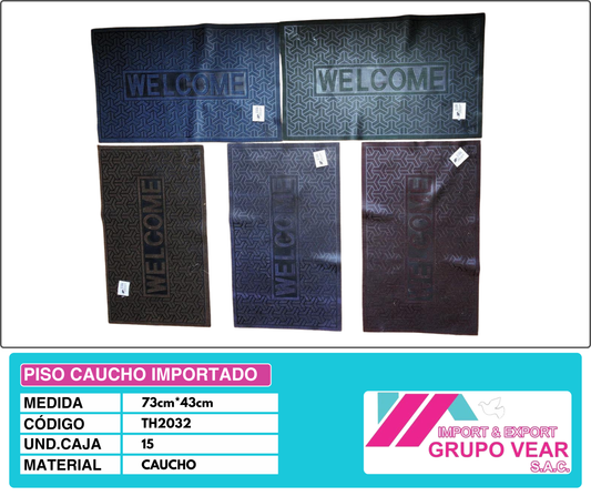 PISO CAUCHO IMPORTADO