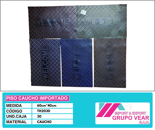 PISO CAUCHO IMPORTADO