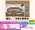 FORRO DE MUEBLE 3-2-1 TERCIOPELO LABRADO (20SETS)