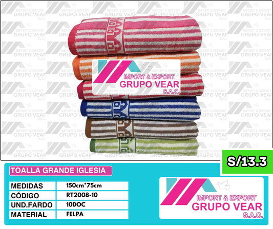 TOALLA GRANDE IGLESIA (10 DOC)