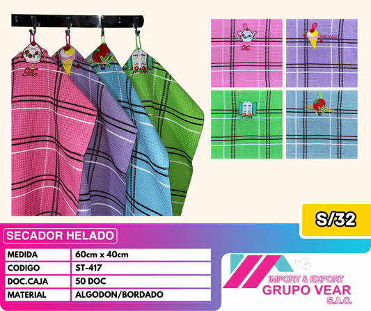 SECADOR HELADO (50 DOCENAS)