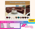 FORRO DE MUEBLE "L" 4PZ TERCIOPELO LISO (20SETS)