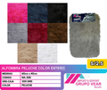 ALFOMBRA PELUCHE COLOR ENTERO 60X40 (200 UNIDADES)