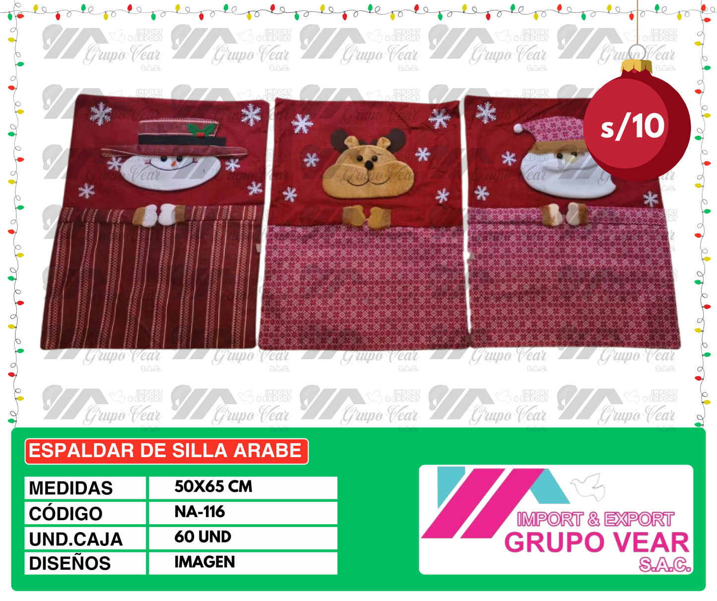 ESPALDAR DE SILLA ARABE