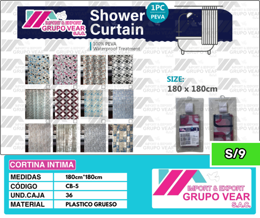 CORTINA INTIMA (36 UNIDADES)
