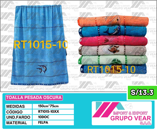 TOALLA PESADA OSCURA (10 DOC)