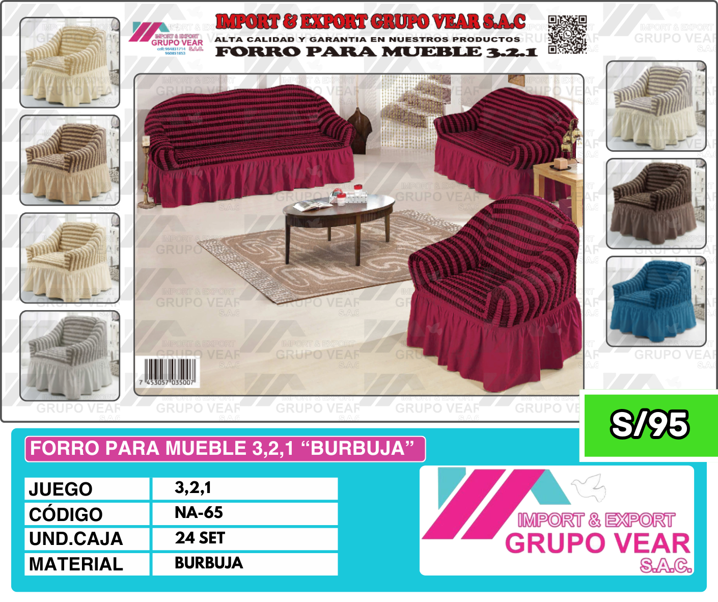 FORRO PARA MUEBLE 3,2,1 "BURBUJA"