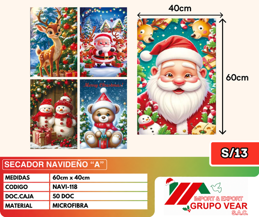 SECADOR NAVIDEÑO "A" (50 DOC)