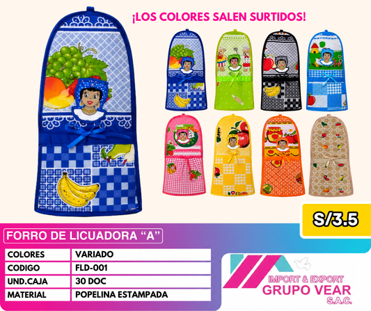 FORRO DE LICUADORA (30 DOC)