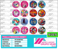 TOALLA REDONDA DISNEY (12 DOCENAS)