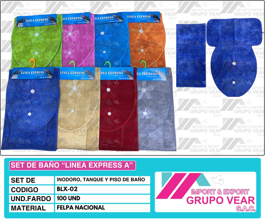 SET DE BAÑO "LINEA EXPRESS B" (100 SETS)