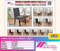 FORRO DE SILLAS (12 SETS)