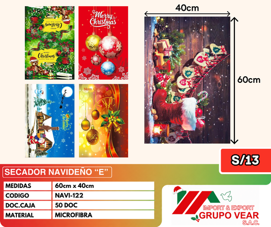 SECADOR NAVIDEÑO "E" (50 DOC)