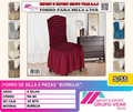 FORRO DE SILLA 6 PIEZAS "BURBUJA"