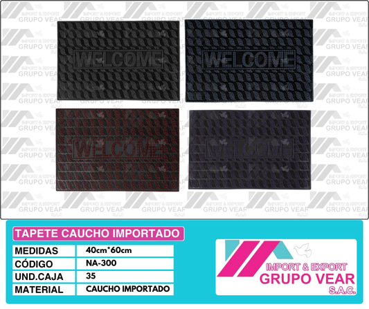 PISO CAUCHO IMPORTADO