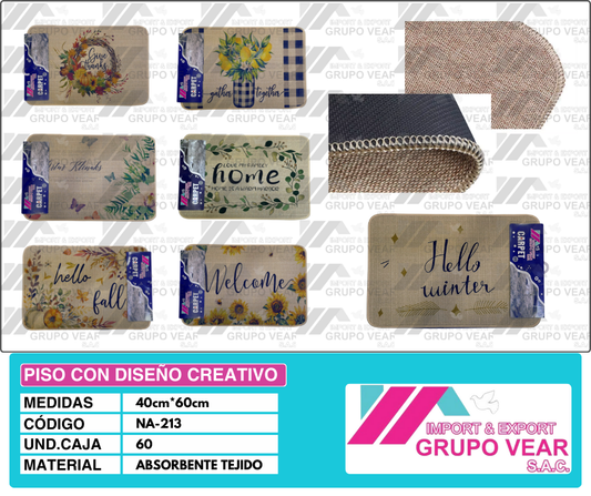 PISO CON DISEÑO CREATIVO