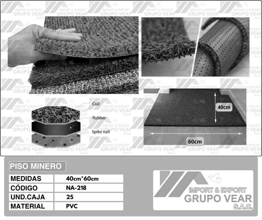 PISO MINERO "A" (25 UNIDADES)