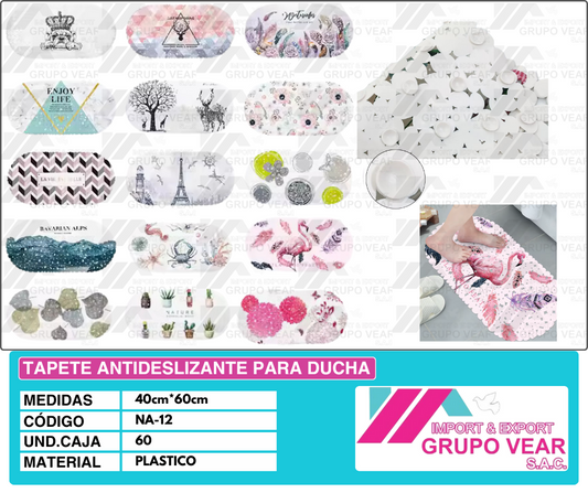 TAPETE ANTIDESLIZANTE PARA DUCHA 5