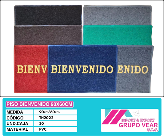 PISO BIENVENIDO 90X60CM