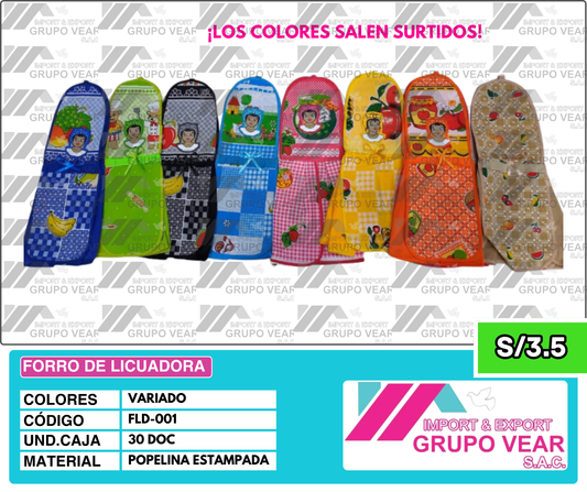 FORRO DE LICUADORA (30 DOC)