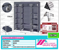 ROPERO DE 3 CUERPOS LISO (10 UNIDADES)